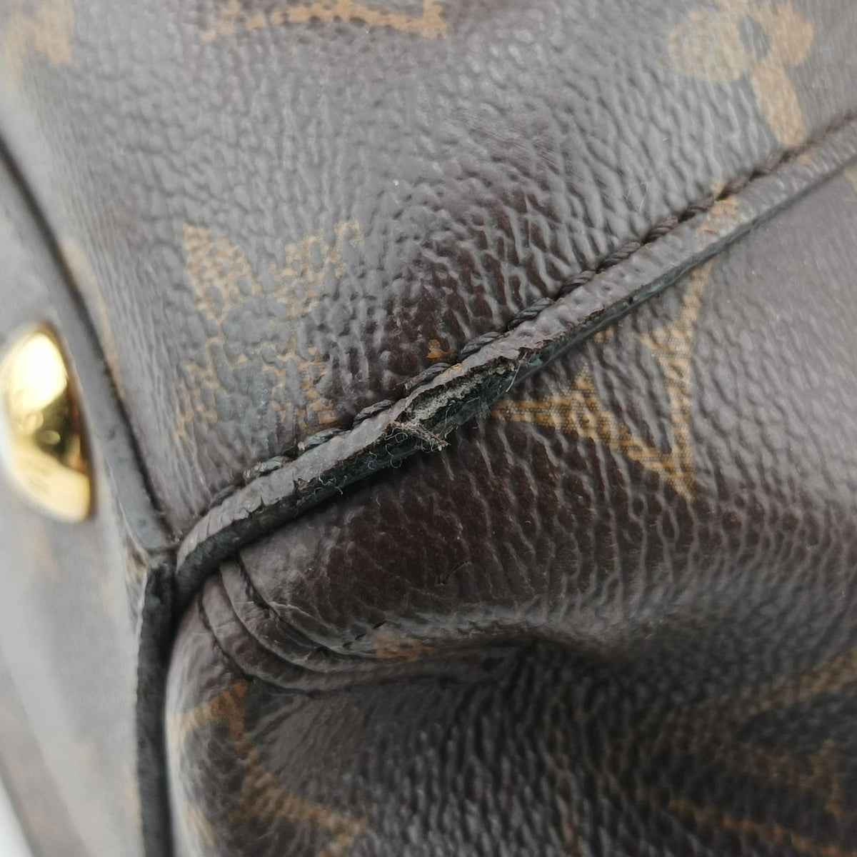 Pre-owned Louis Vuitton MONTAIGNE MM Brown Monogram Canvas M41056 shoulderbag | stylenewstar