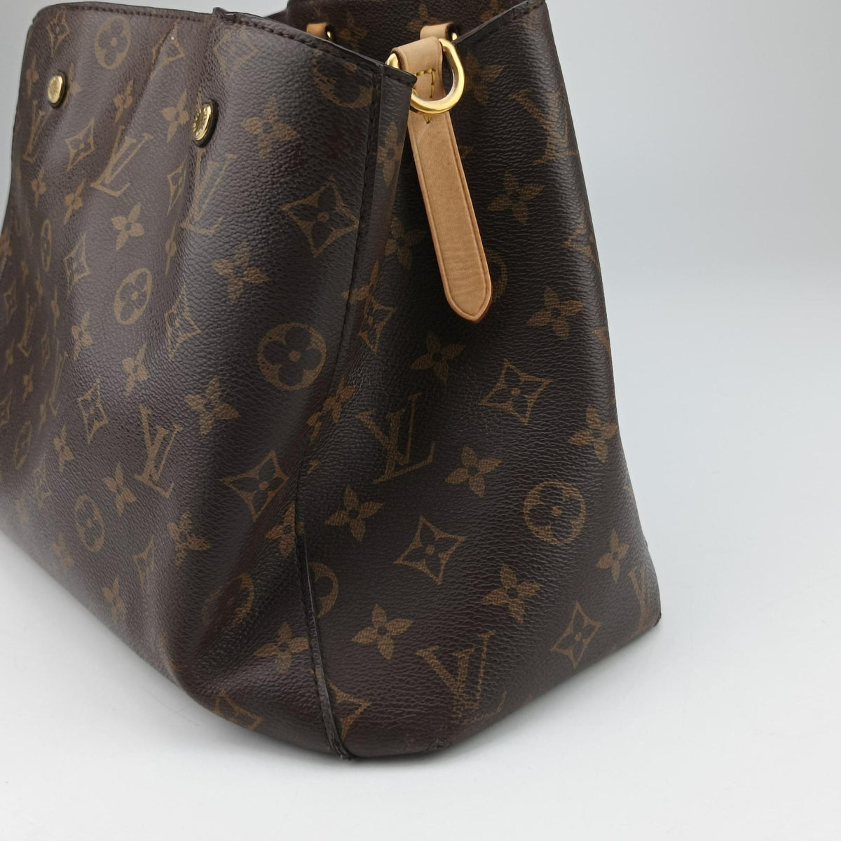 Pre-owned Louis Vuitton MONTAIGNE MM Brown Monogram Canvas M41056 shoulderbag | stylenewstar