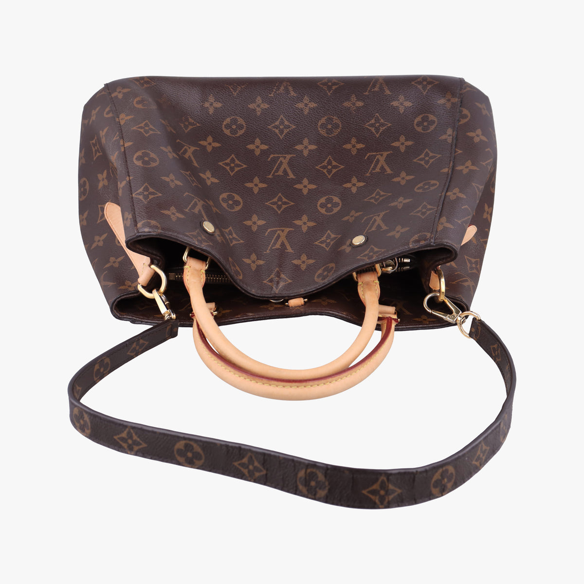 Pre-owned Louis Vuitton MONTAIGNE MM Brown Monogram Canvas M41056 shoulderbag | stylenewstar