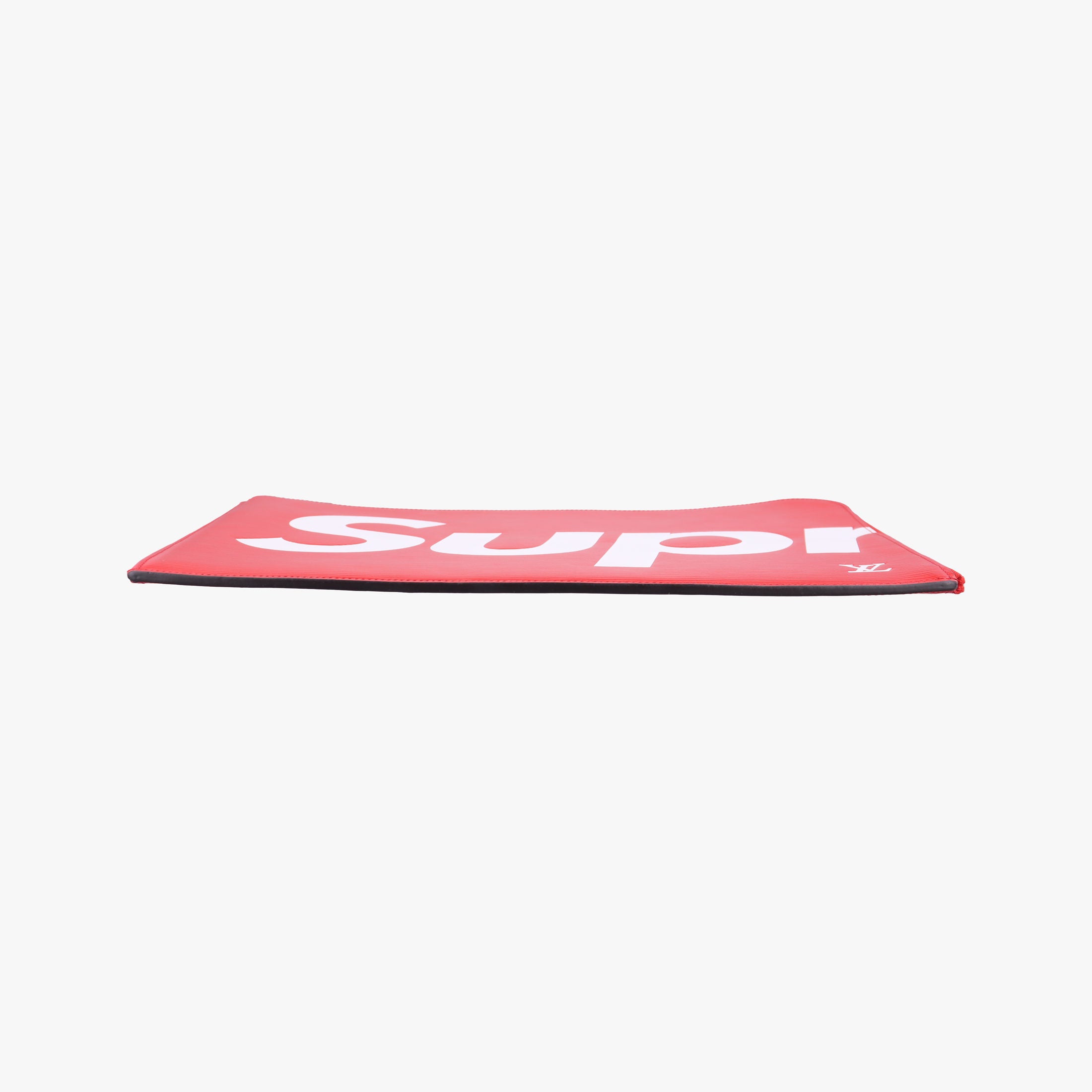 Pre-owned Louis Vuitton Pochette Jour GM Supreme Collaboration ROUGE×white epi M67722 clutchbag | stylenewstar