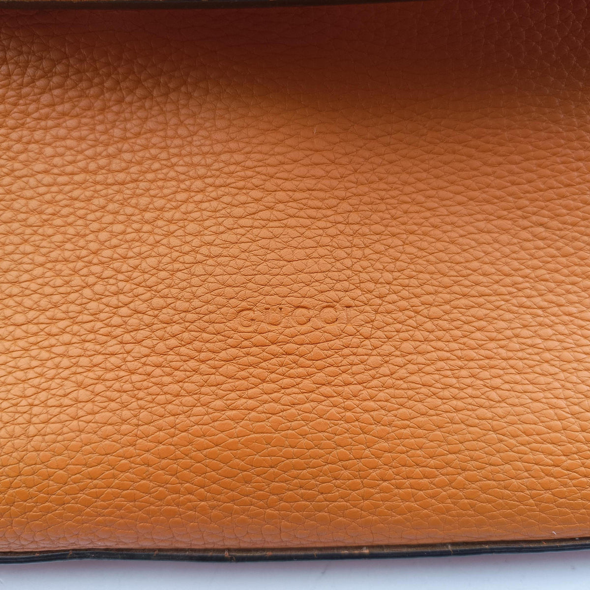 Pre-owned Gucci Bamboo Daily Orange Leather 370831 shoulderbag | stylenewstar