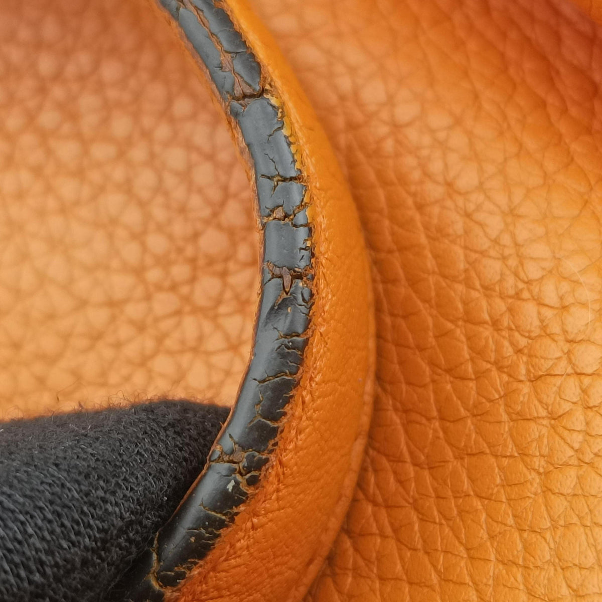 Pre-owned Gucci Bamboo Daily Orange Leather 370831 shoulderbag | stylenewstar