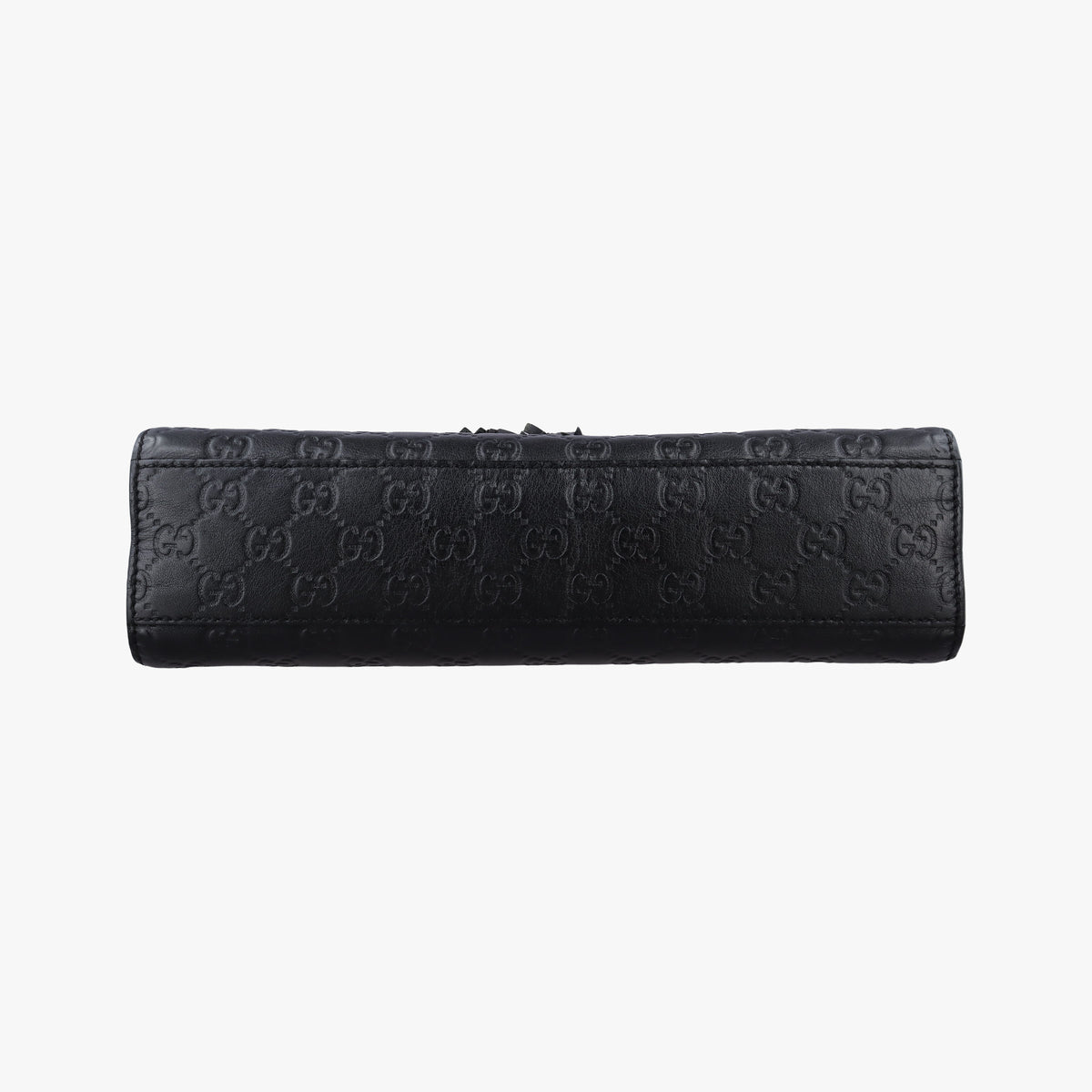 Pre-owned Gucci Emily Black Leather 295402 shoulderbag | stylenewstar