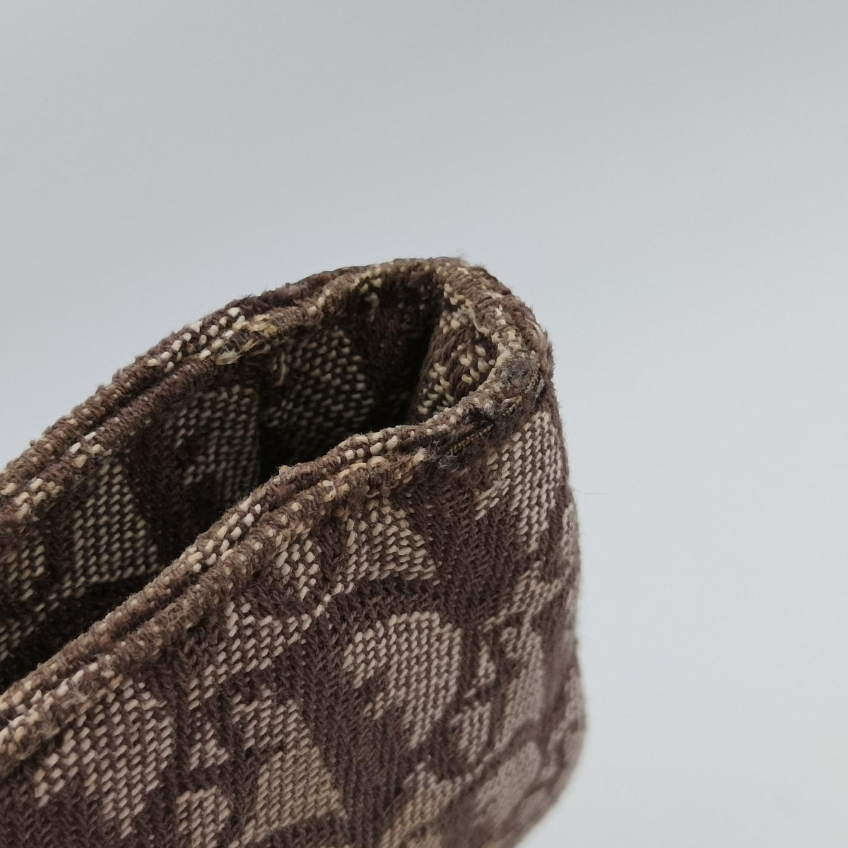 Pre-owned Christian Dior Trotter Tote Beige canvas × Leather  handbag | stylenewstar