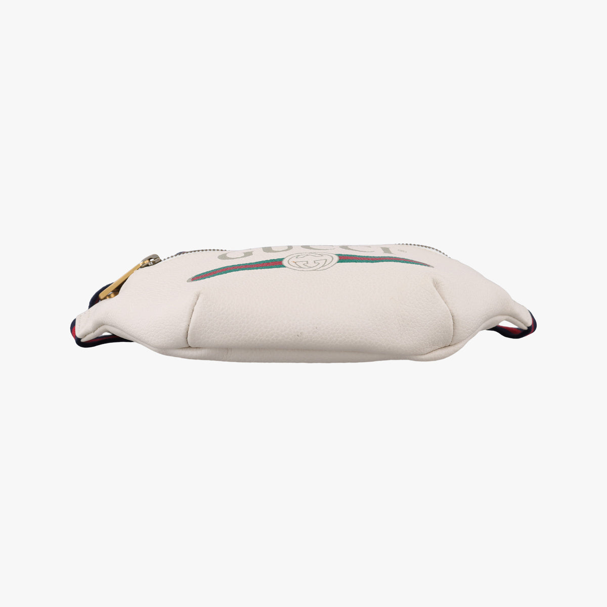 Pre-owned Gucci Print White Leather 527792 bum bag/waist bag | stylenewstar