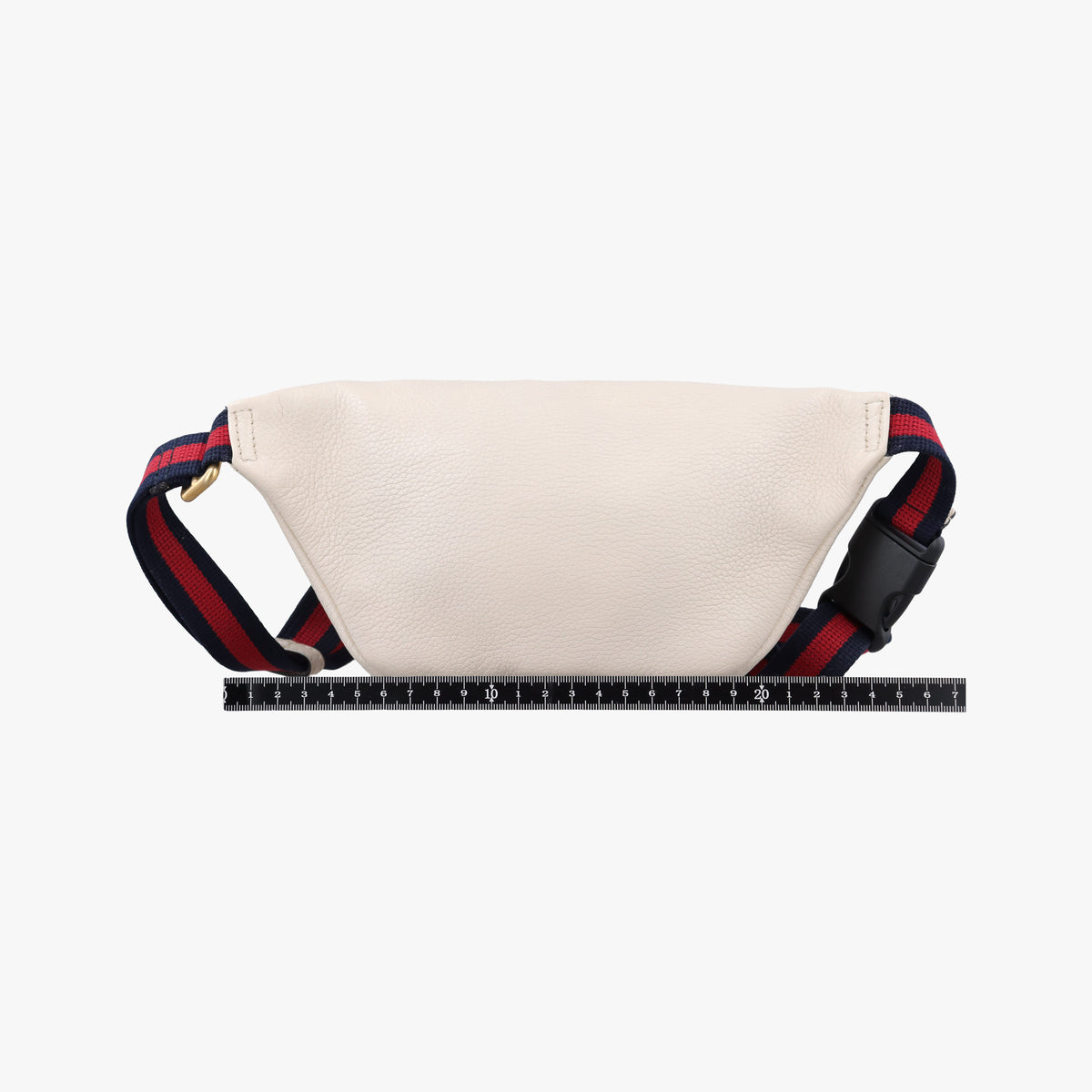 Pre-owned Gucci Print White Leather 527792 bum bag/waist bag | stylenewstar
