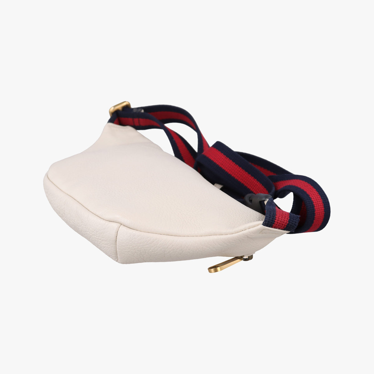 Pre-owned Gucci Print White Leather 527792 bum bag/waist bag | stylenewstar
