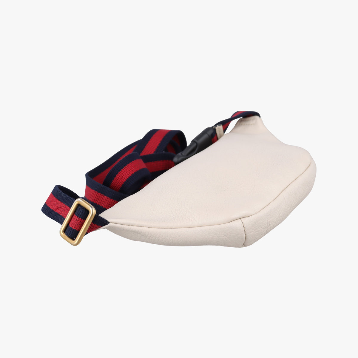 Pre-owned Gucci Print White Leather 527792 bum bag/waist bag | stylenewstar