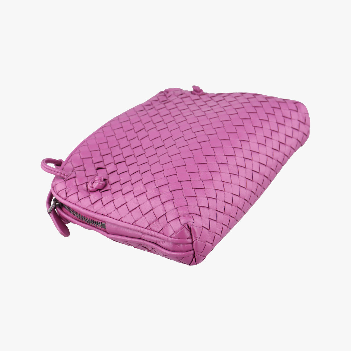 Secondhand Bottega Veneta NODINI Intrecciato Purple lambskin  shoulderbag | stylenewstar