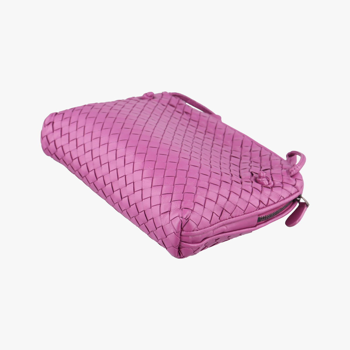 Secondhand Bottega Veneta NODINI Intrecciato Purple lambskin  shoulderbag | stylenewstar