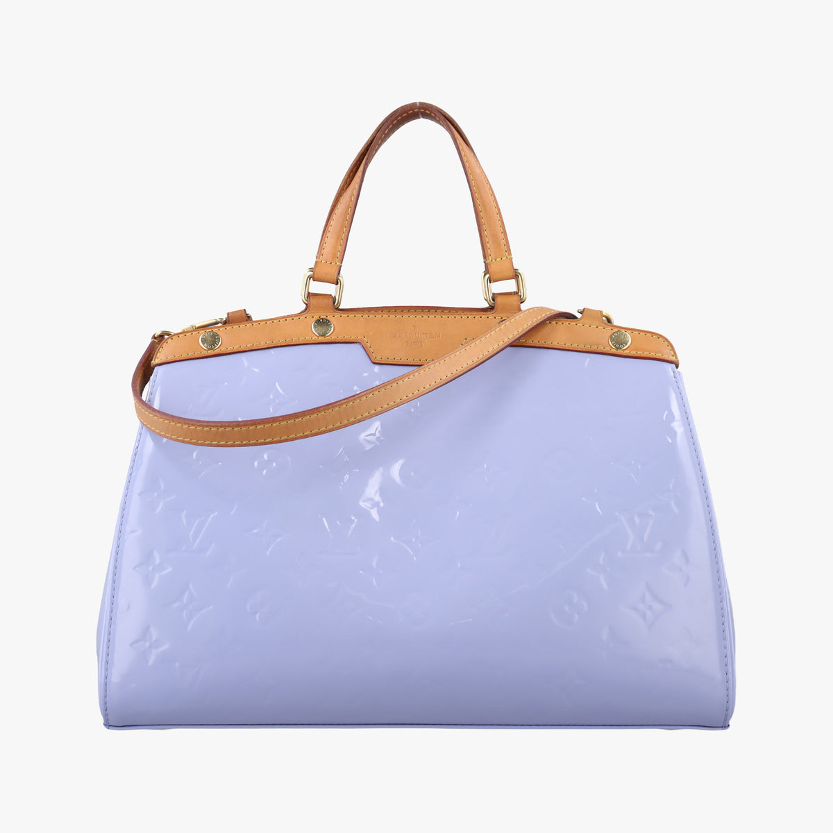 Pre-owned Louis Vuitton Brea MM Lilas Vernis M90107 shoulderbag | stylenewstar