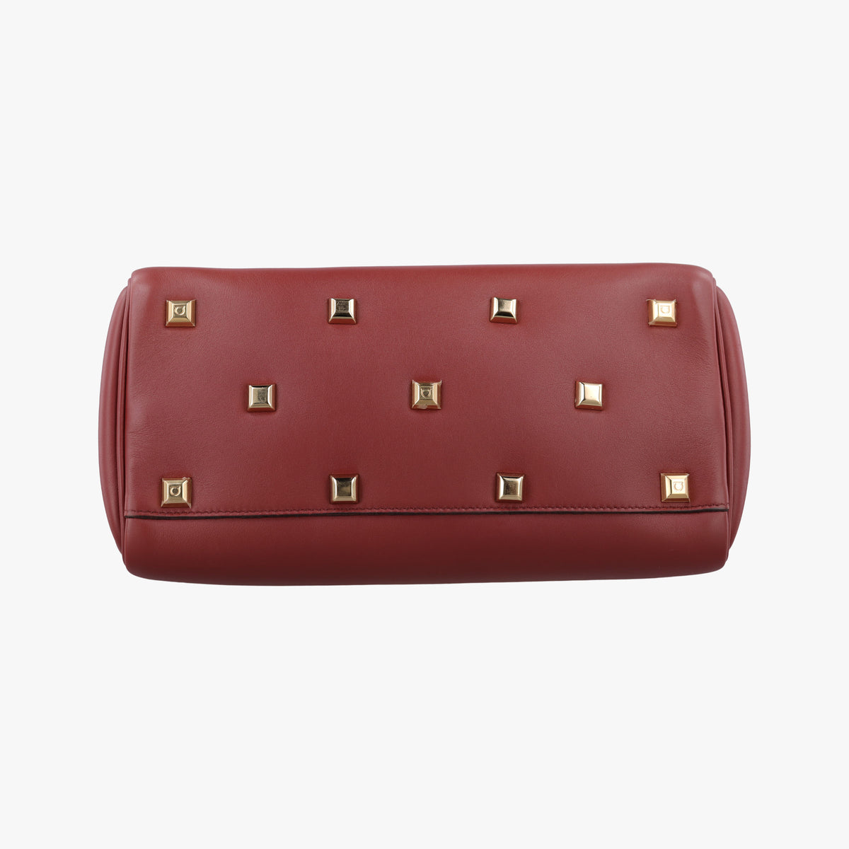Vintage Ferragamo Studio Red Leather 21H159 shoulderbag | stylenewstar