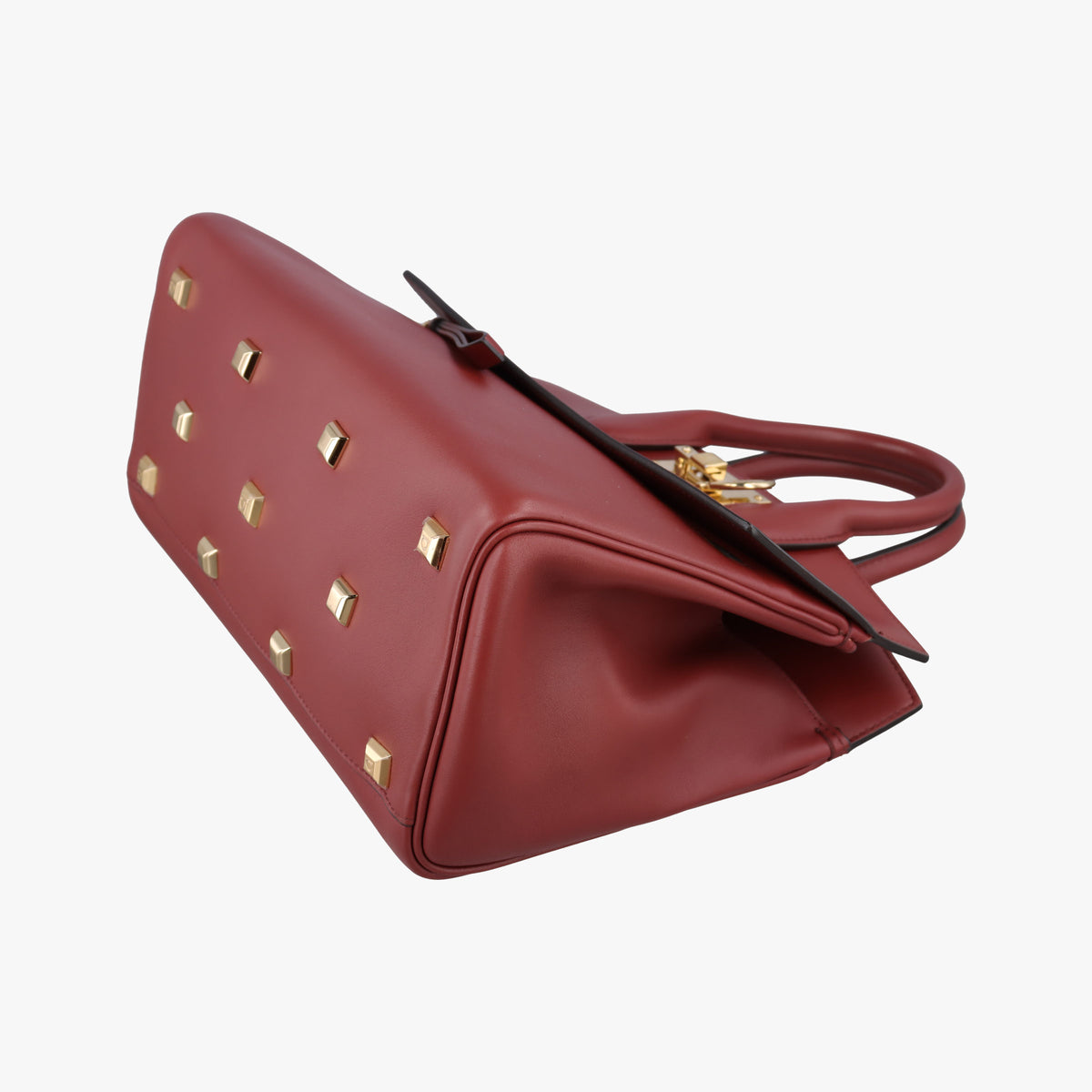 Vintage Ferragamo Studio Red Leather 21H159 shoulderbag | stylenewstar