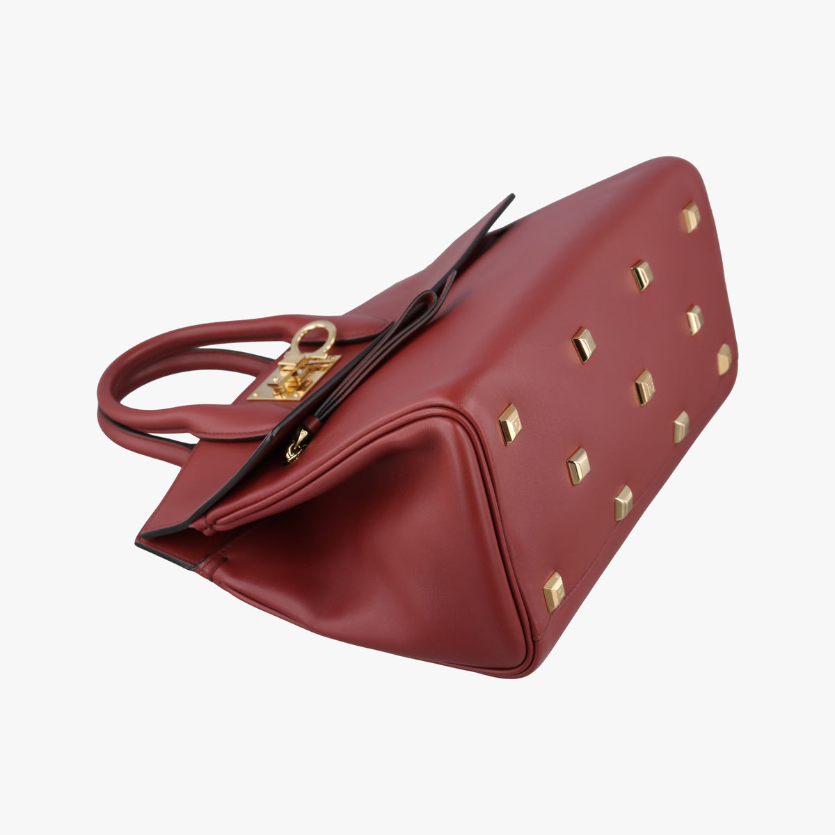 Vintage Ferragamo Studio Red Leather 21H159 shoulderbag | stylenewstar