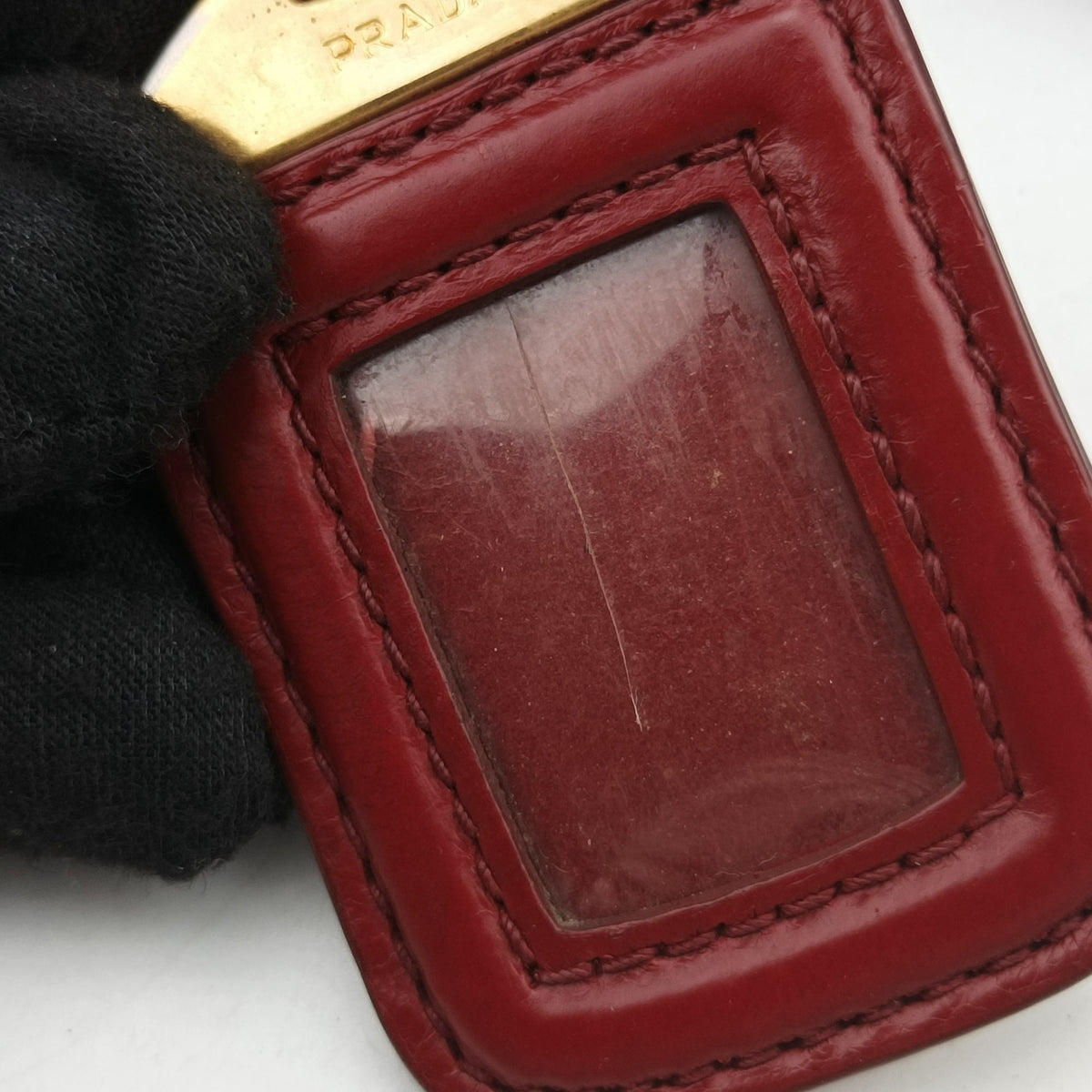 Pre-owned Prada Boston Bag Red Leather BL0821 shoulderbag | stylenewstar