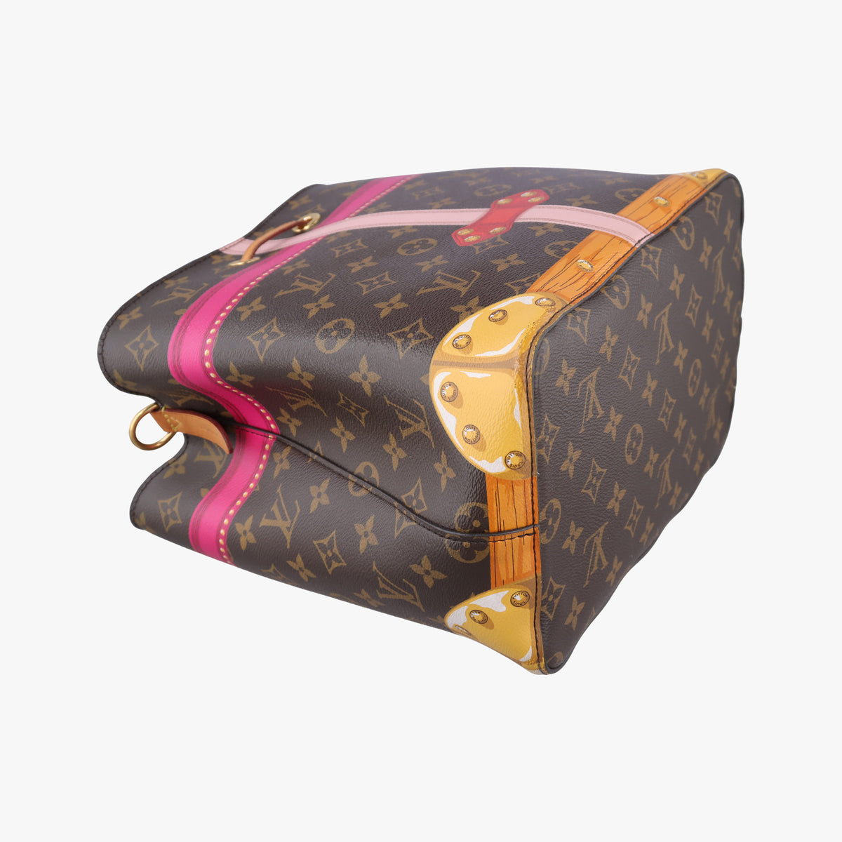Pre-owned Louis Vuitton NeoNoe brown×Multicolor Monogram Summer Trunk Canvas M40649 shoulderbag | stylenewstar
