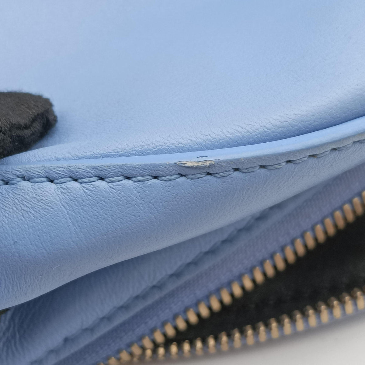Pre-owned VERSACE Medusa Blue Leather  backpack/rucksack | stylenewstar