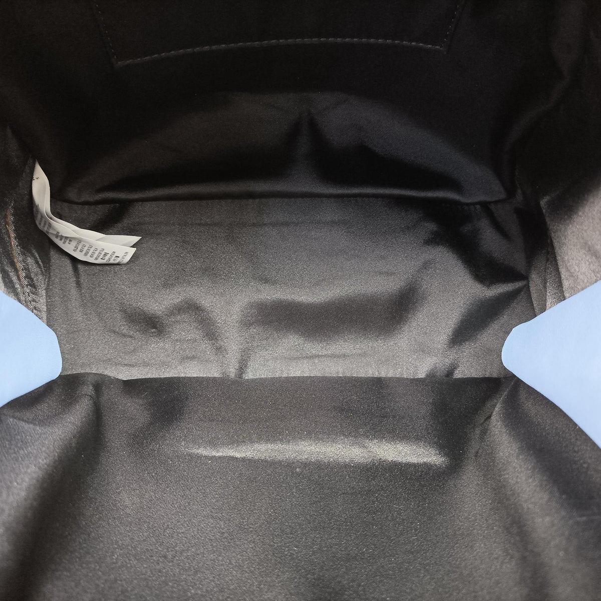 Pre-owned VERSACE Medusa Blue Leather  backpack/rucksack | stylenewstar