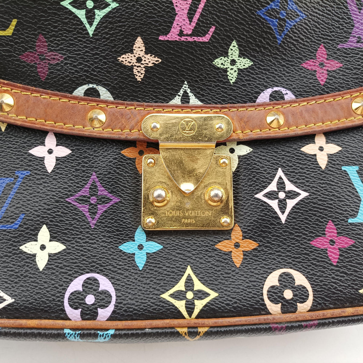 Secondhand Louis Vuitton Sologne Noir Monogram Multicolor M92639 shoulderbag | stylenewstar