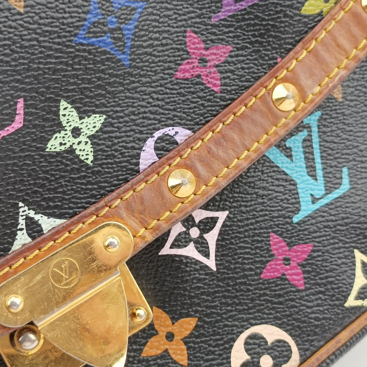 Secondhand Louis Vuitton Sologne Noir Monogram Multicolor M92639 shoulderbag | stylenewstar