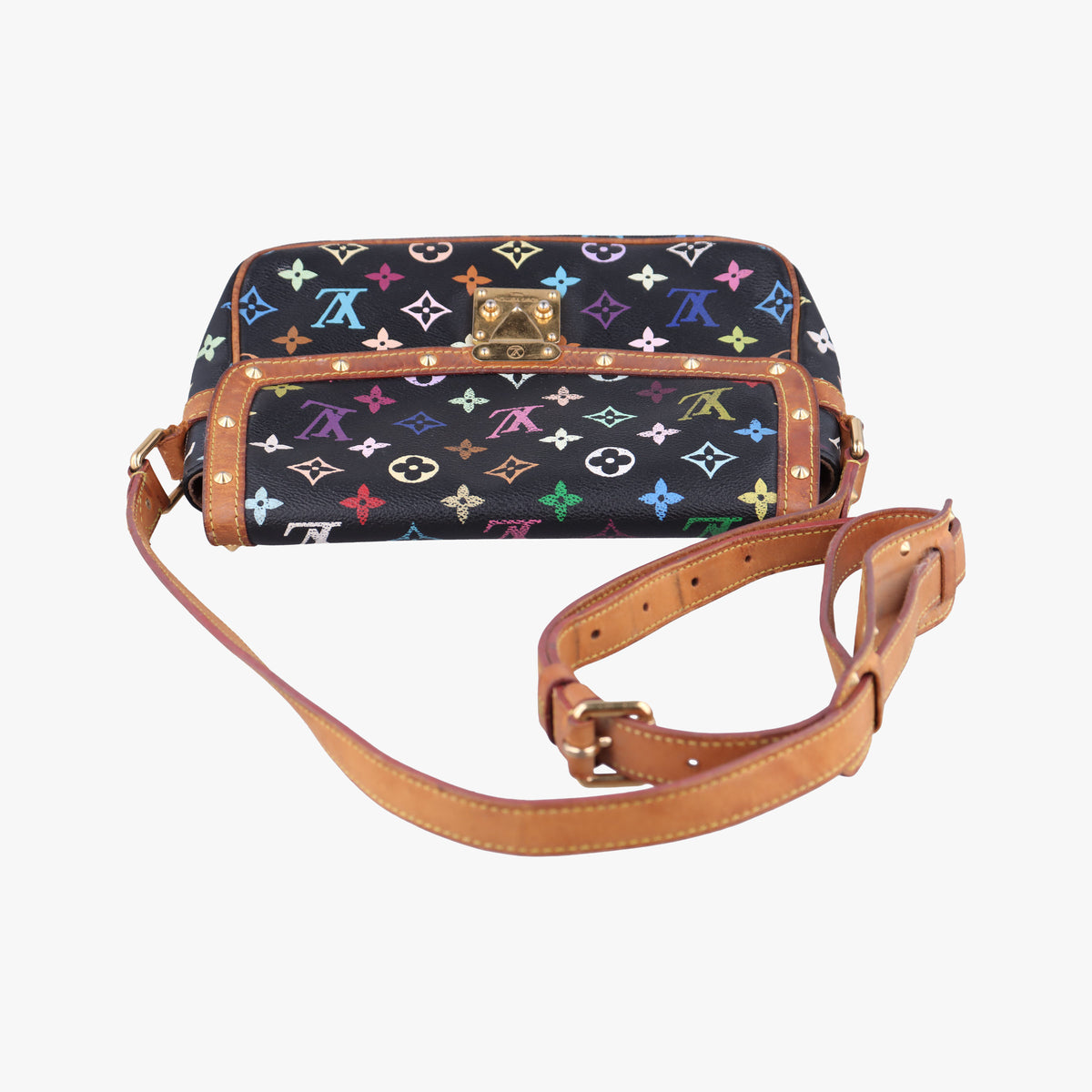 Secondhand Louis Vuitton Sologne Noir Monogram Multicolor M92639 shoulderbag | stylenewstar