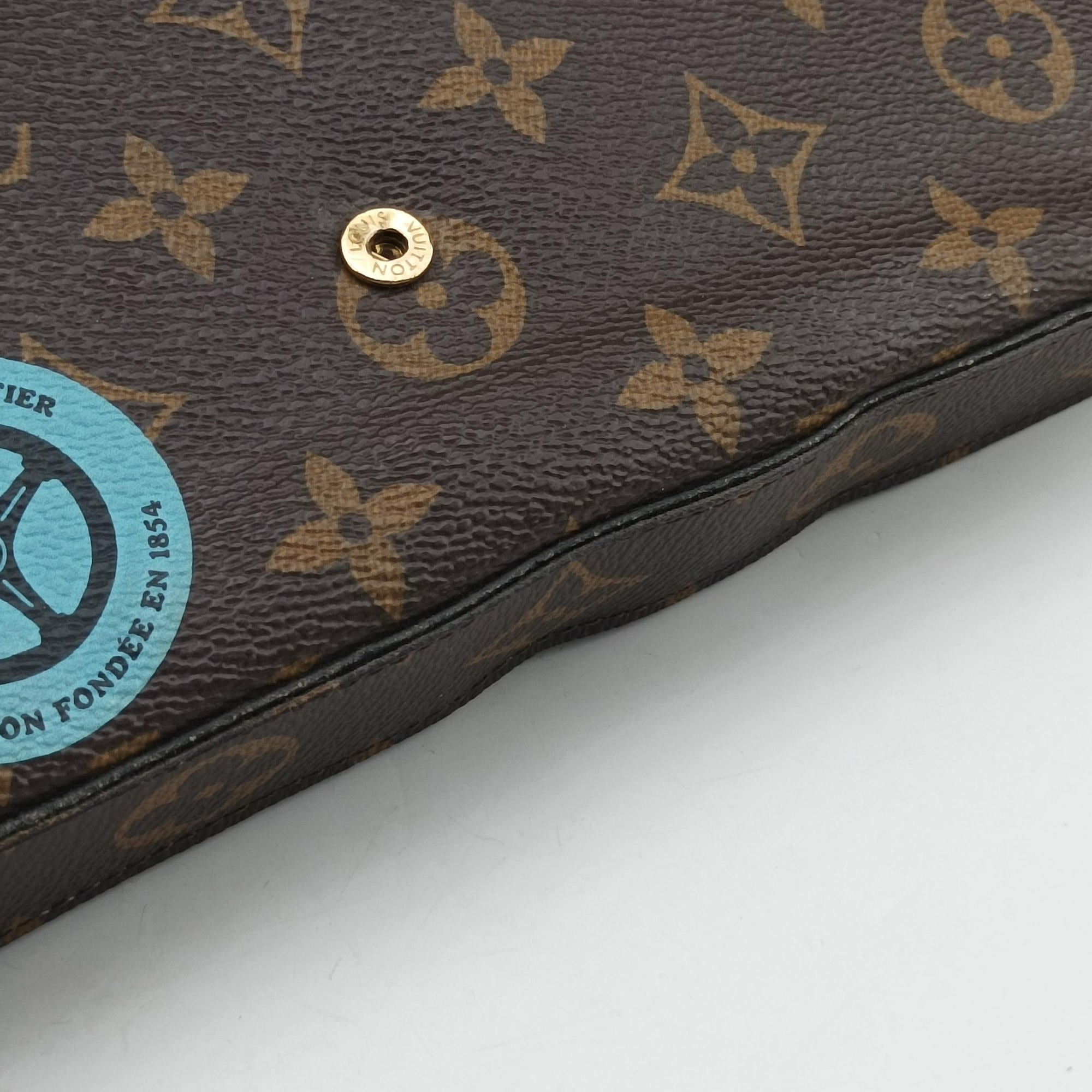 Pre-owned Louis Vuitton Felicie Pochette Brown×Multicolor Monogram Canvas M62145 shoulderbag | stylenewstar