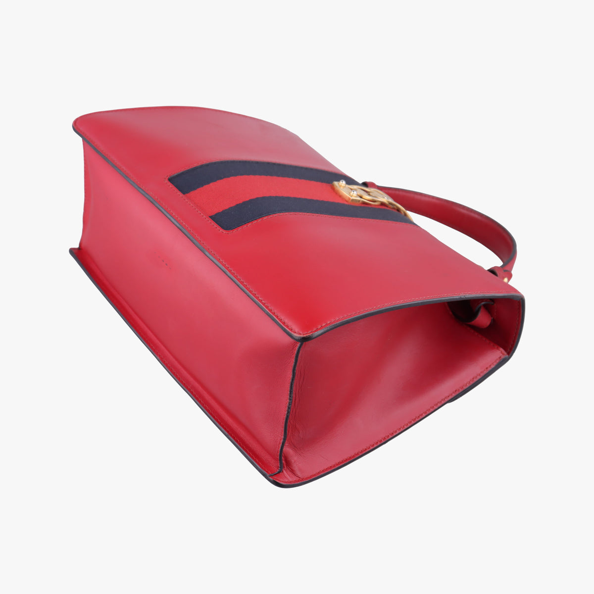 Pre-owned Gucci Sylvie Red Leather 431665 shoulderbag | stylenewstar
