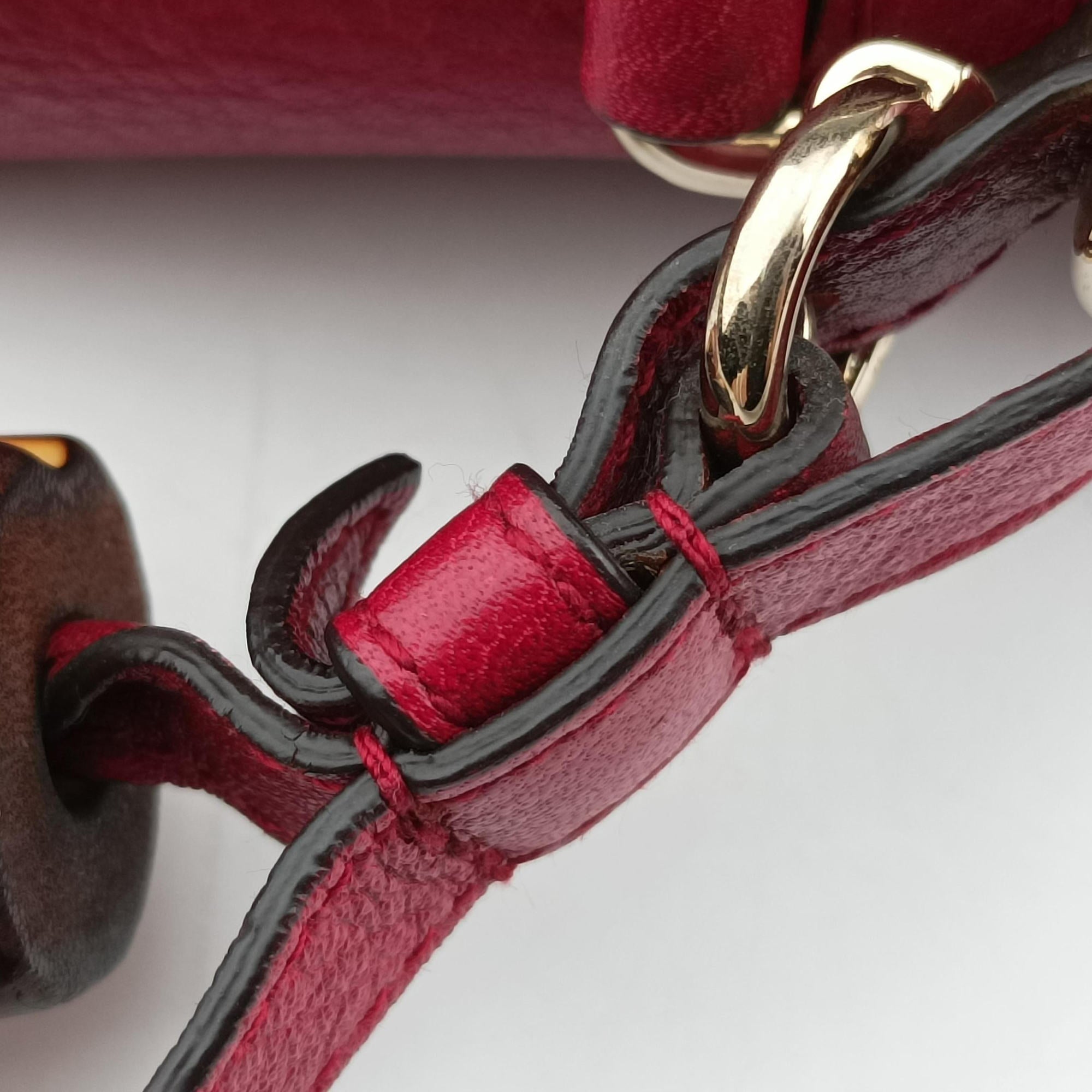 Pre-owned Gucci New Jackie Red Leather 246907 shoulderbag | stylenewstar