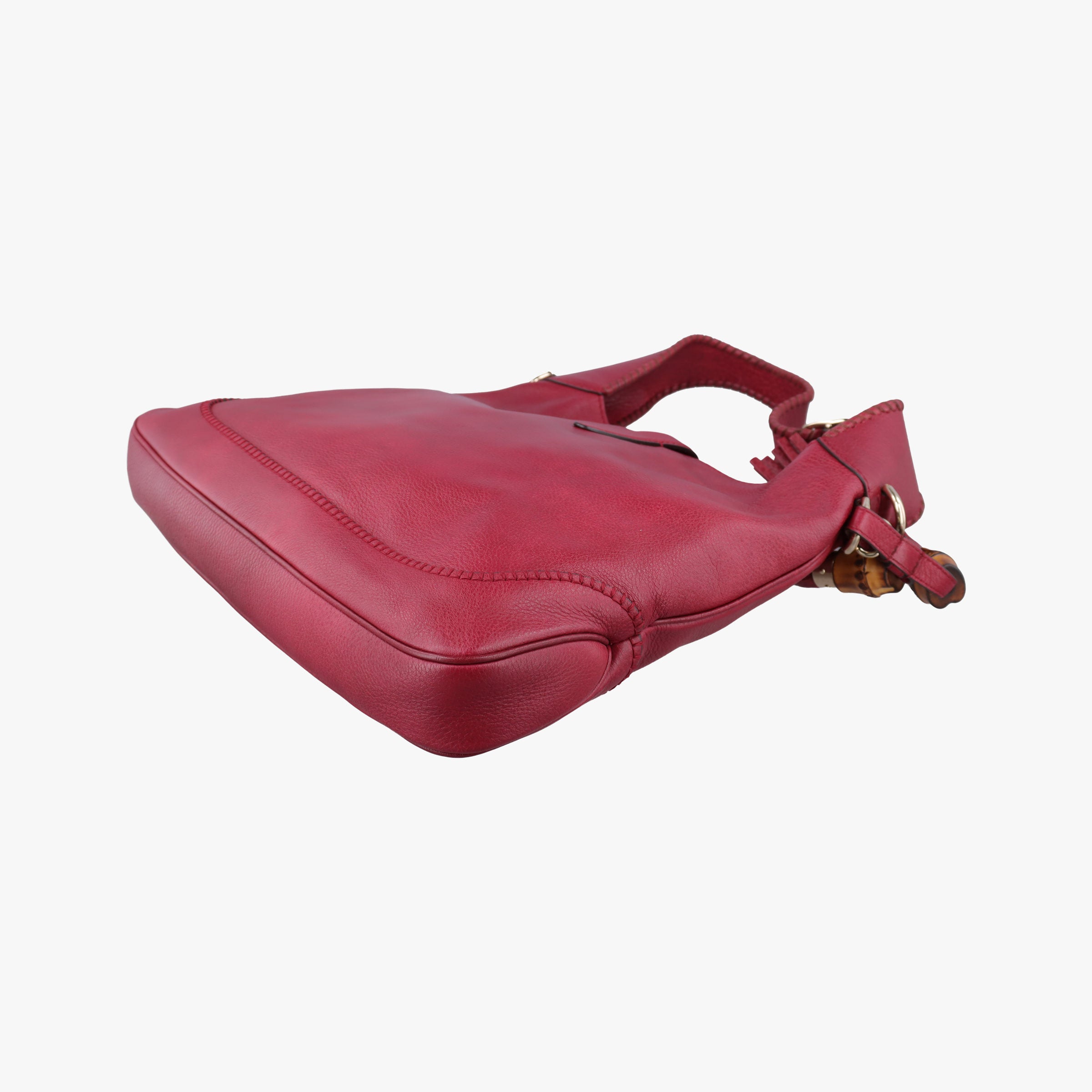 Pre-owned Gucci New Jackie Red Leather 246907 shoulderbag | stylenewstar