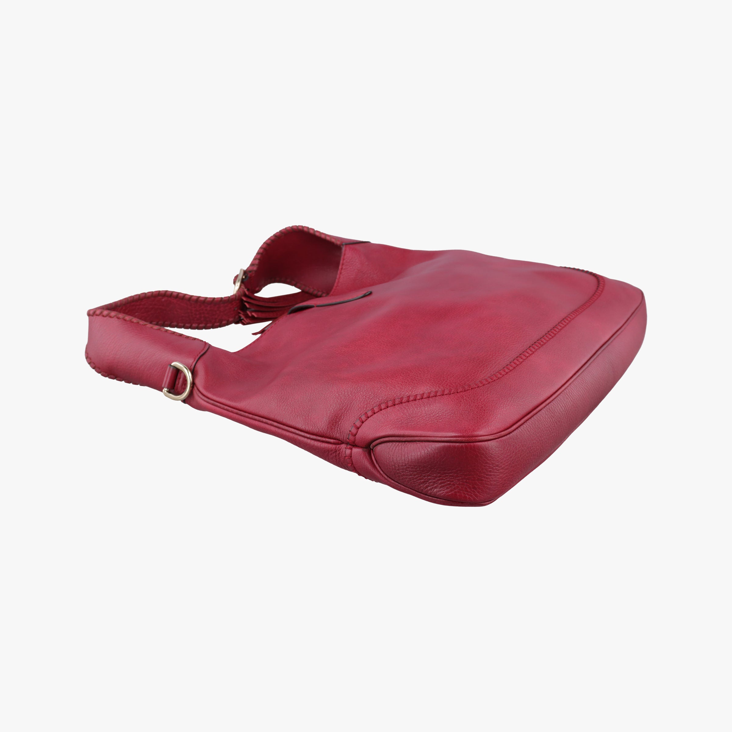 Pre-owned Gucci New Jackie Red Leather 246907 shoulderbag | stylenewstar