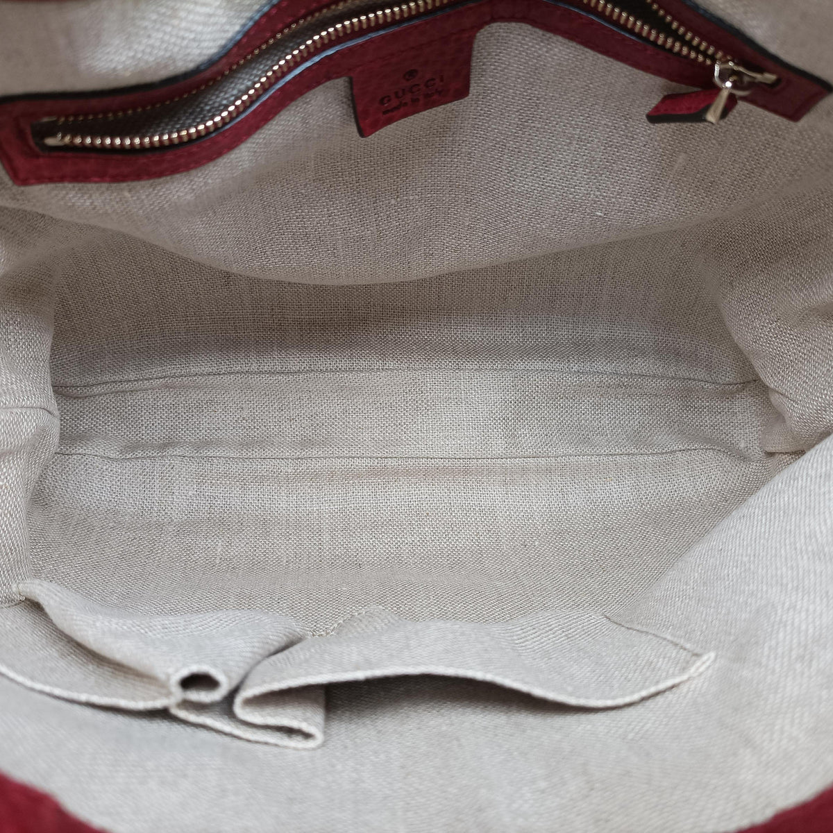 Pre-owned Gucci New Jackie Red Leather 246907 shoulderbag | stylenewstar