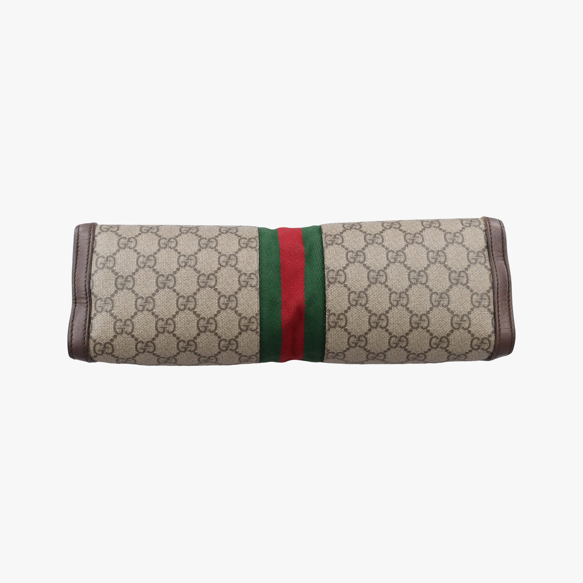 Pre-owned Gucci Ophidia Beige×brown PVC coated canvas×Leather 503876 shoulderbag | stylenewstar
