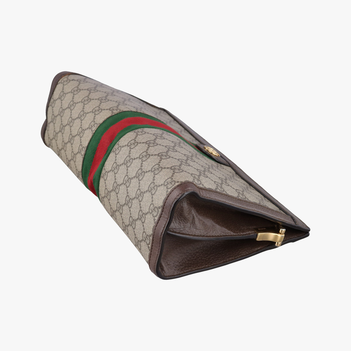Pre-owned Gucci Ophidia Beige×brown PVC coated canvas×Leather 503876 shoulderbag | stylenewstar