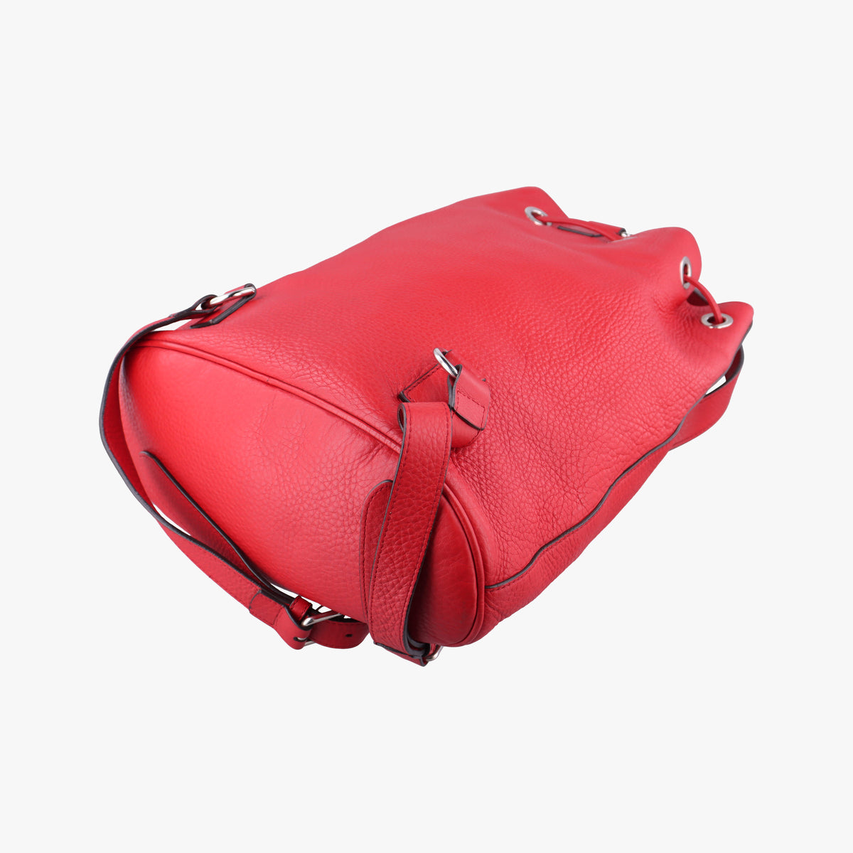 Pre-owned Gucci Soho Red Leather 368588 backpack/rucksack | stylenewstar