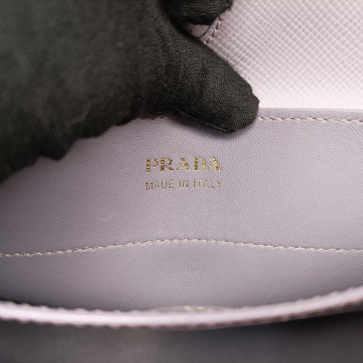 Vintage Prada Double Cuir Purple SAFFIANO Leather 1BG775 shoulderbag | stylenewstar