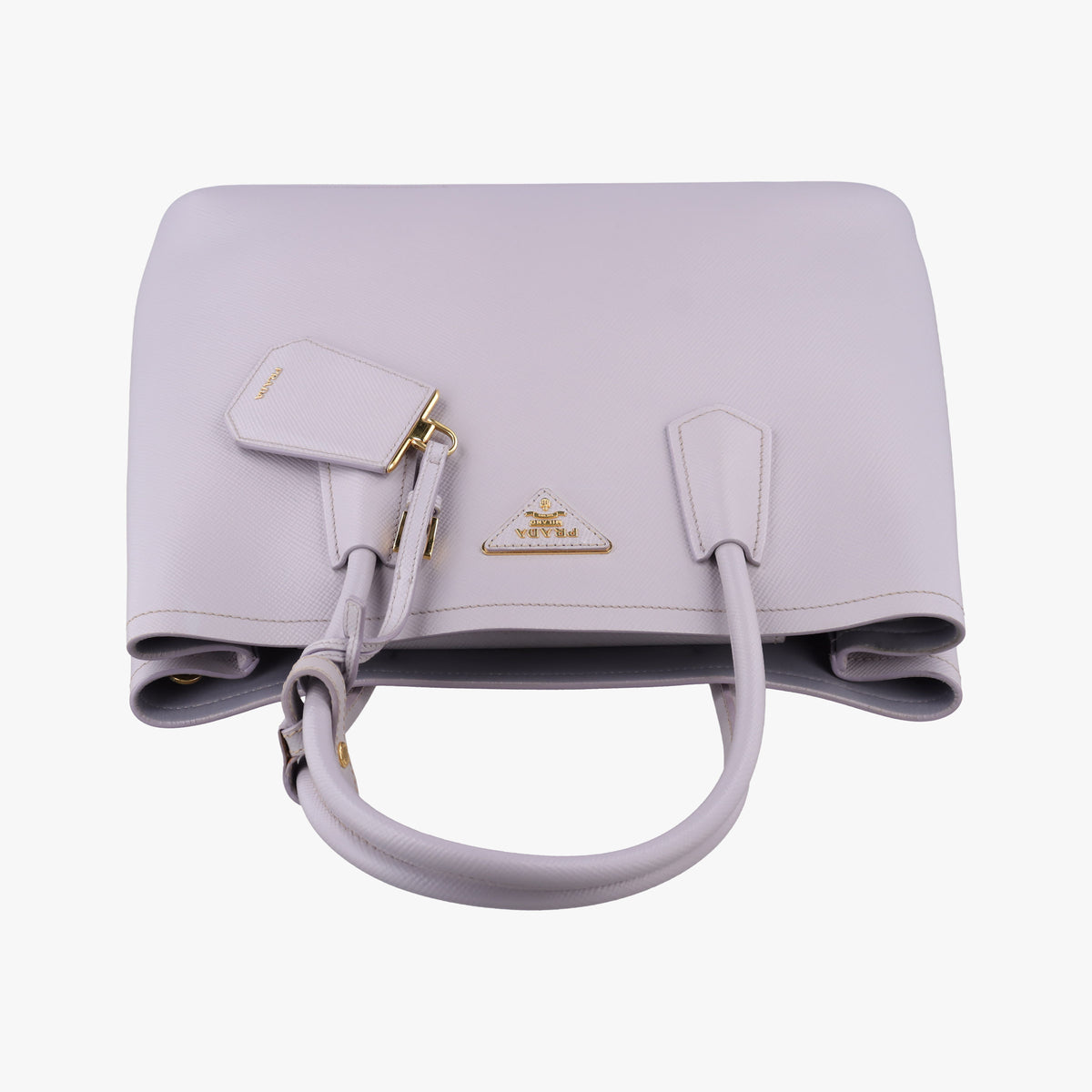 Vintage Prada Double Cuir Purple SAFFIANO Leather 1BG775 shoulderbag | stylenewstar