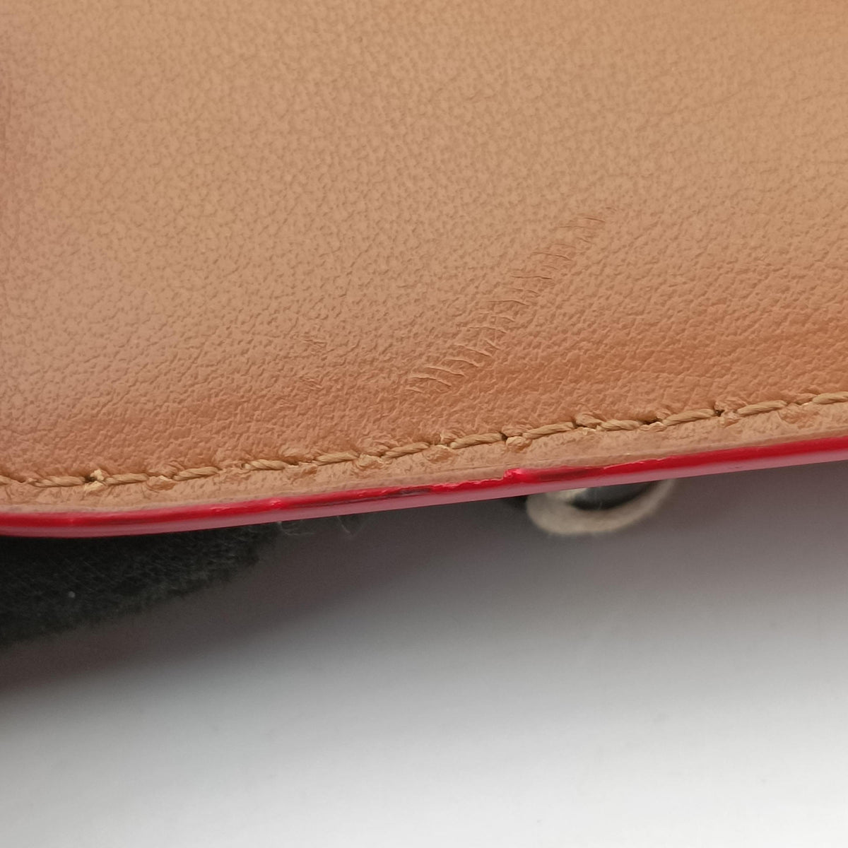 Pre-owned Christian Louboutin Sweet Charity Brown Leather  shoulderbag | stylenewstar