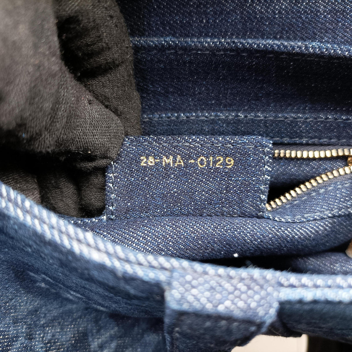 Vintage Christian Dior Saddle Blue denim  handbag | stylenewstar