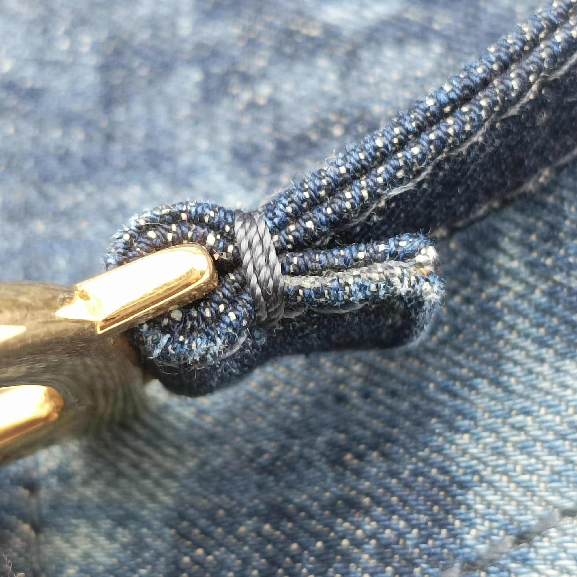 Vintage Christian Dior Saddle Blue denim  handbag | stylenewstar