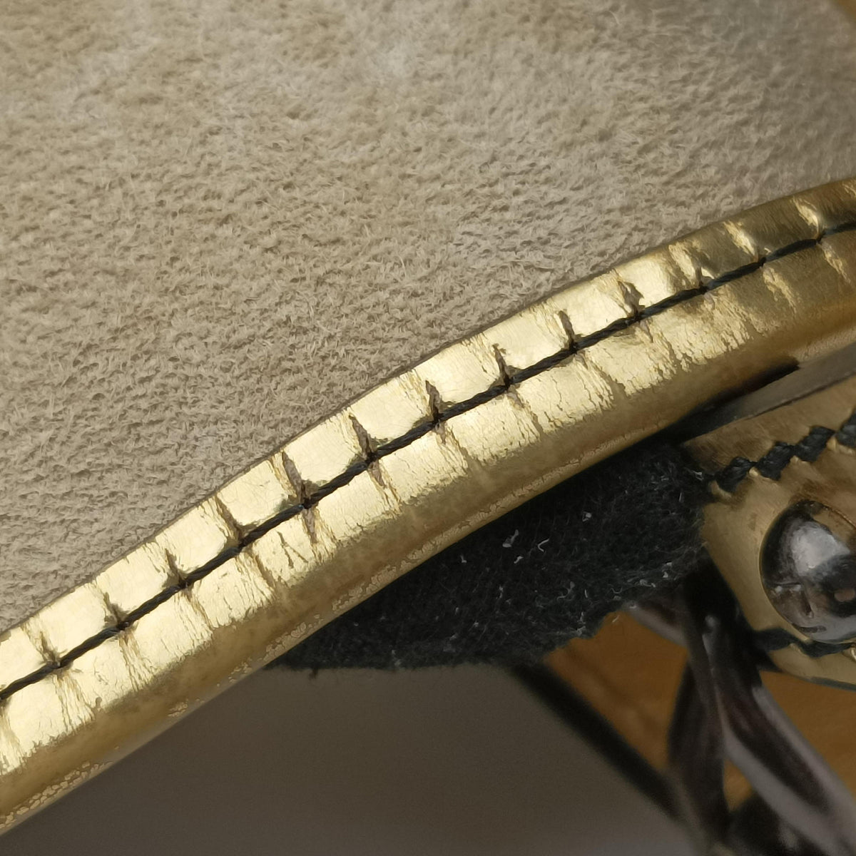 Pre-owned Fendi B bis Golden patent 8BR551 shoulderbag | stylenewstar