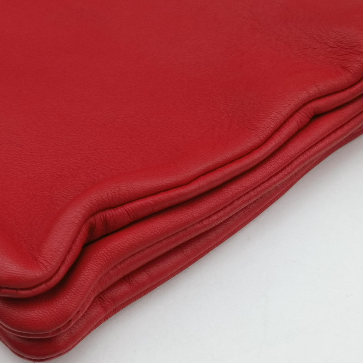 Pre-owned Celine TRIO Red Lambskin  shoulderbag | stylenewstar
