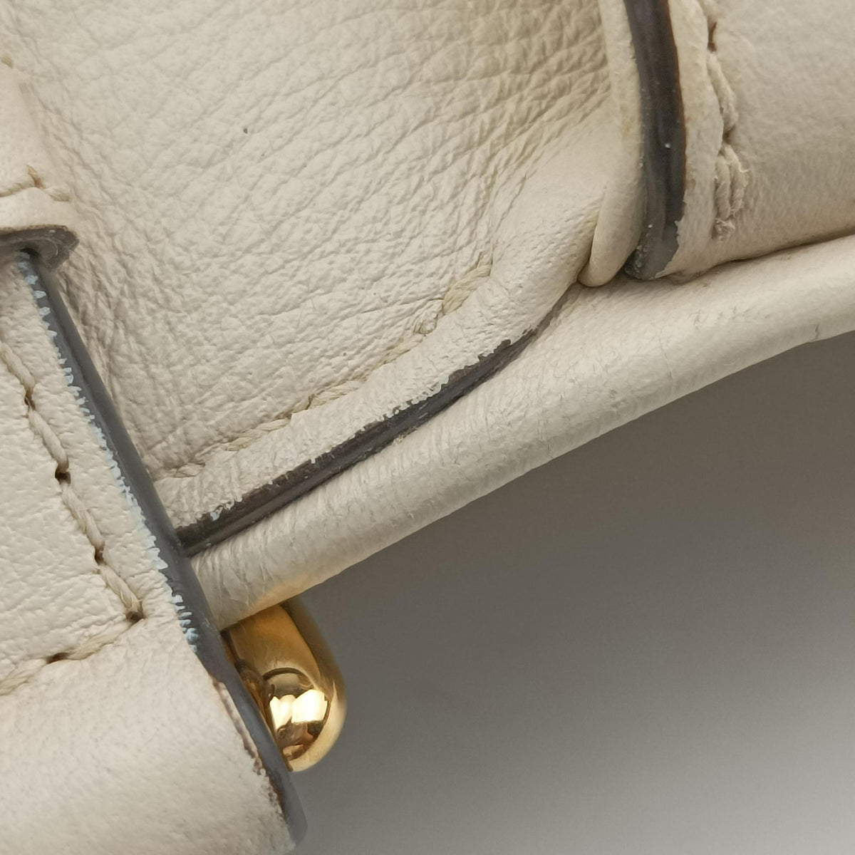 Pre-owned Gucci Blondie Chain White Leather 699268 shoulderbag | stylenewstar