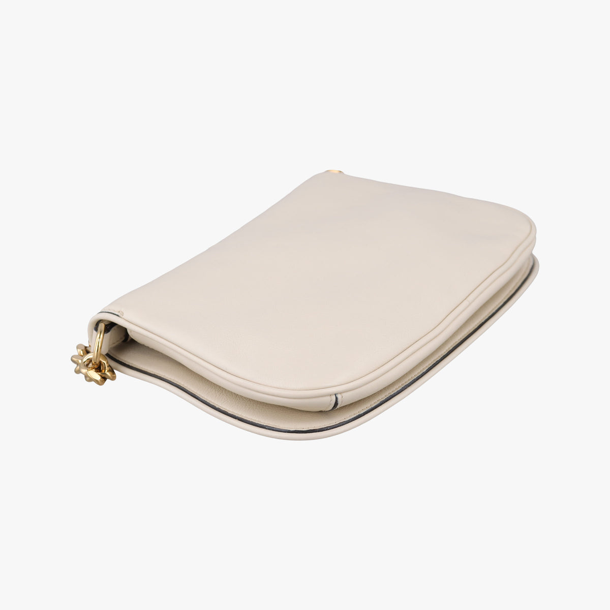 Pre-owned Gucci Blondie Chain White Leather 699268 shoulderbag | stylenewstar