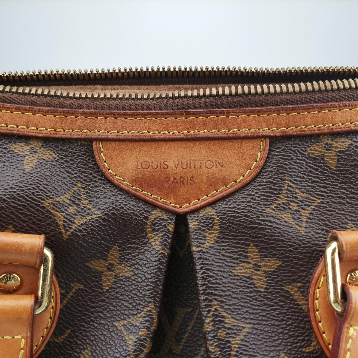 Pre-owned Louis Vuitton PALERMO PM brown Monogram Canvas M40145 shoulderbag | stylenewstar