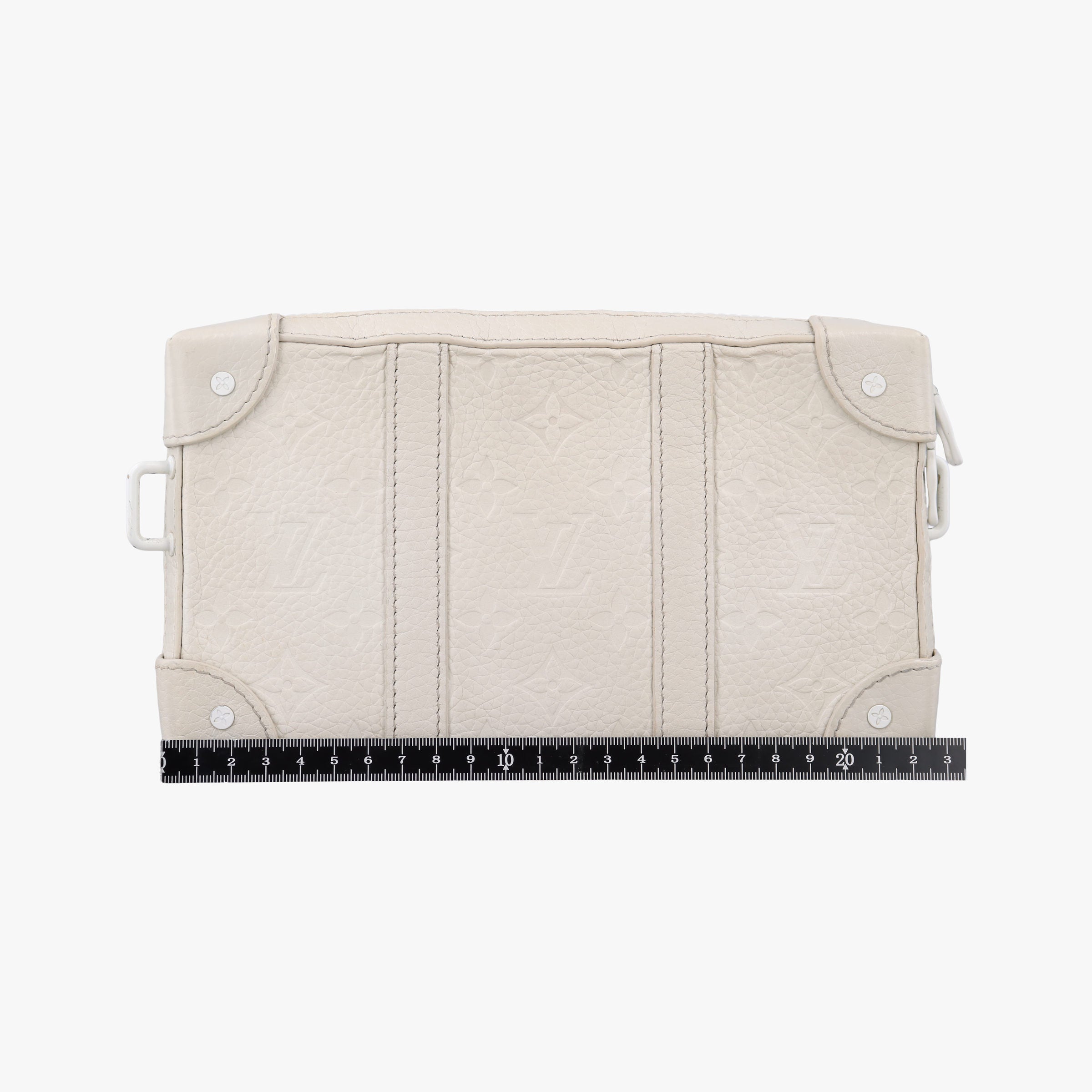 Pre-owned Louis Vuitton Soft Trunk LV Friends White x Multicolor Monogram Taurillon M80146 shoulderbag | stylenewstar