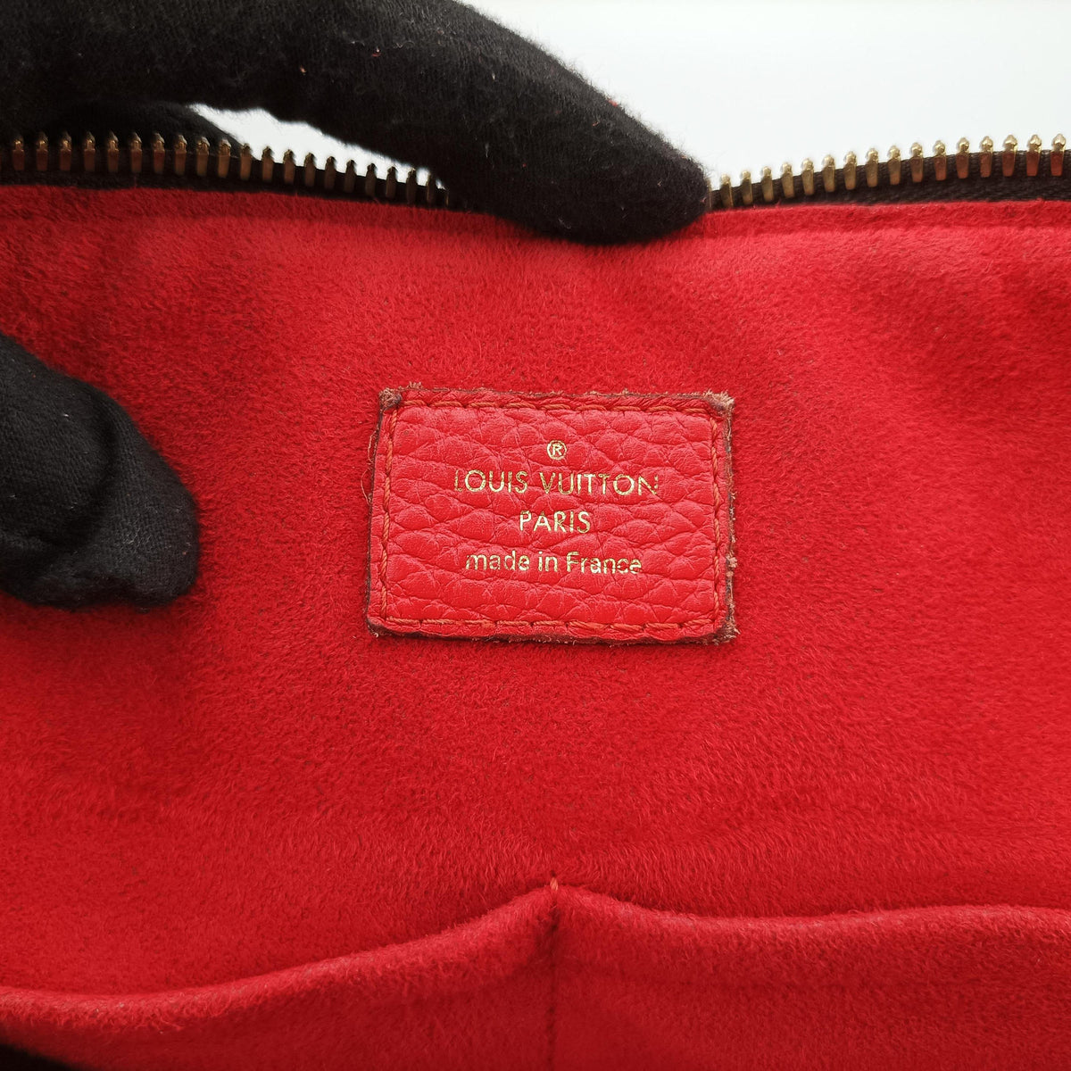 Secondhand Louis Vuitton RETIRO PM brown×COQUELICOT Monogram Canvas×calf leather M50057 shoulderbag | stylenewstar