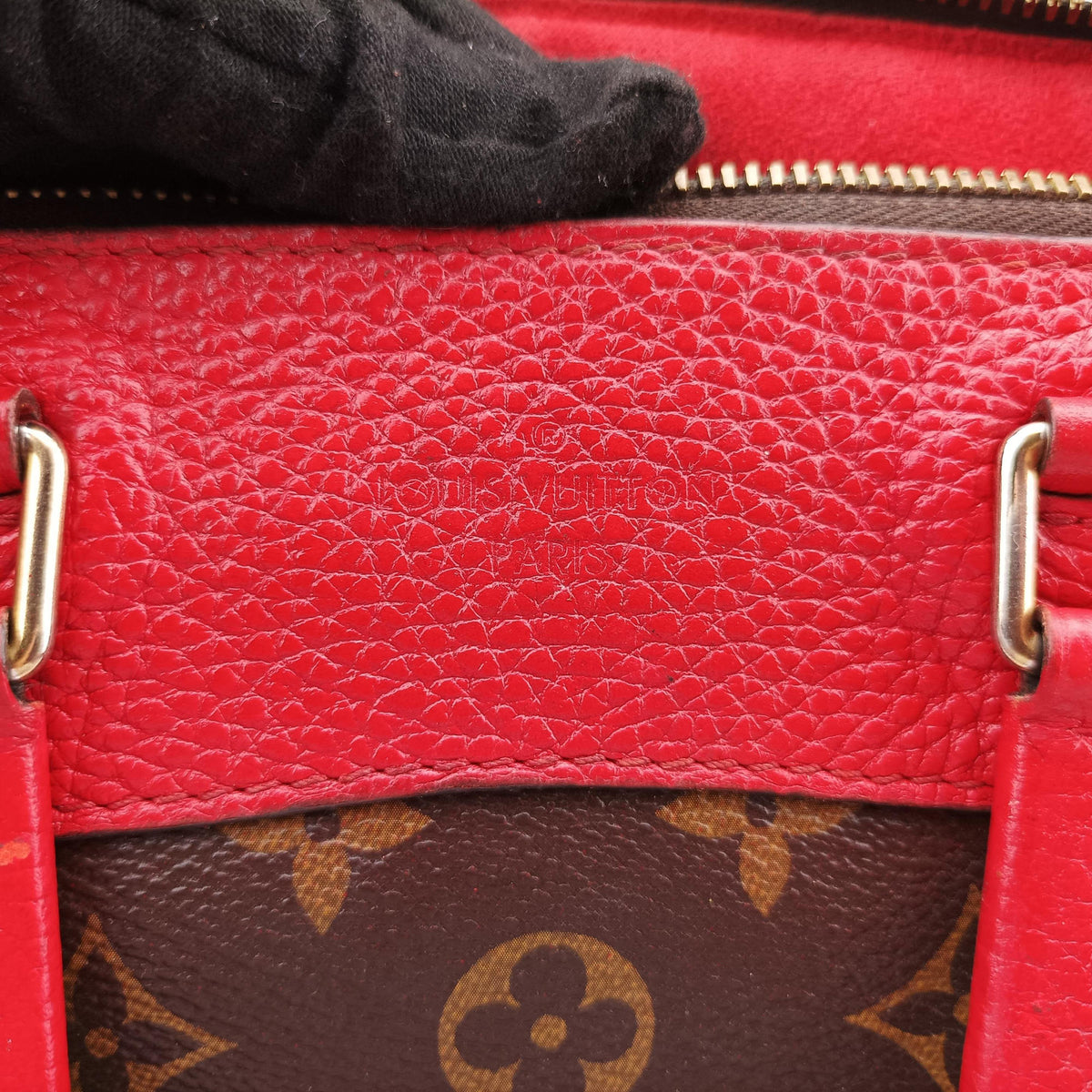 Secondhand Louis Vuitton RETIRO PM brown×COQUELICOT Monogram Canvas×calf leather M50057 shoulderbag | stylenewstar