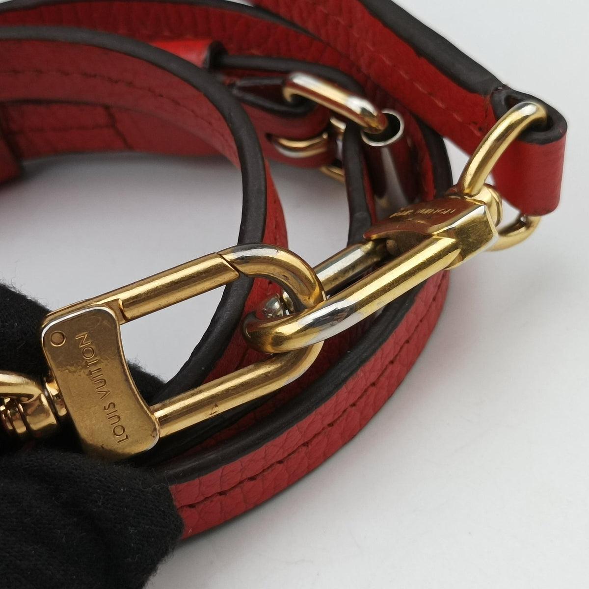 Secondhand Louis Vuitton RETIRO PM brown×COQUELICOT Monogram Canvas×calf leather M50057 shoulderbag | stylenewstar