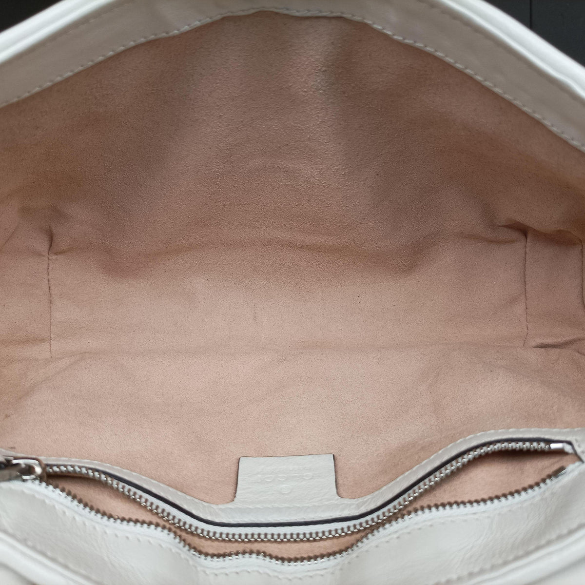 Vintage Gucci GG Marmont White×Blue Leather 443497 shoulderbag | stylenewstar