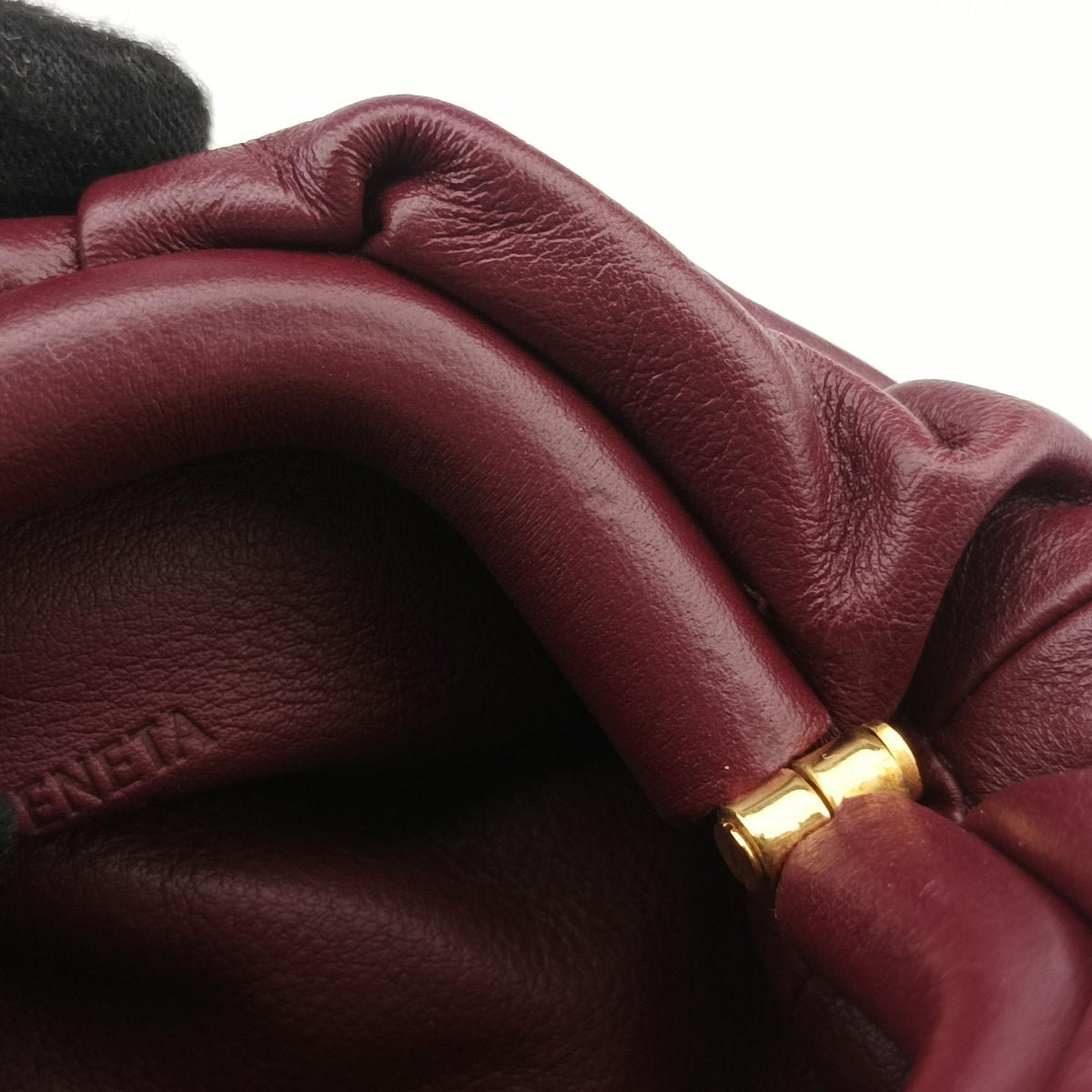 Vintage Bottega Veneta The Porch Burgundy lambskin  handbag | stylenewstar
